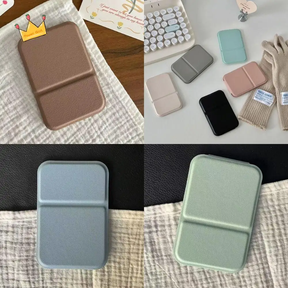 High Definition Desktop Stand Mirror Hand-held Folding Makeup Mirror Easy To Carry Delicate Compact Cosmetic Mirror Bedroom