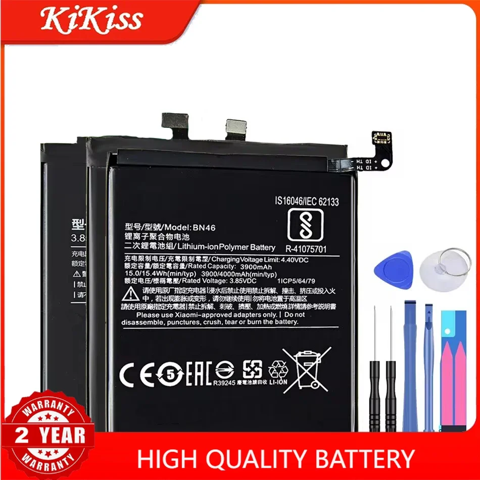 BM46 BM47 BN30 BN40 BN41 BN43 BN44 BN45 BN48 Battery For Xiaomi Redmi Note 3 3S 3X 4 4A 5 6 7 7A Plus 8 8A 8T 9 9A 9C 9S Pro