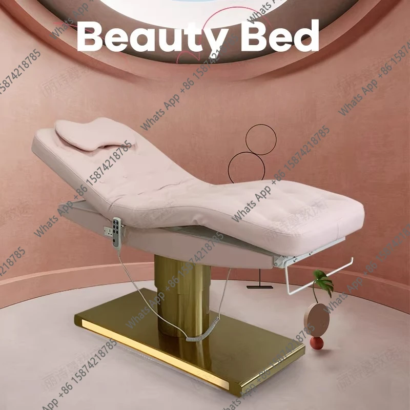 

LED electric beauty bed body tattoo embroidery micro-whole multi-function lifting high-end folding beauty salon