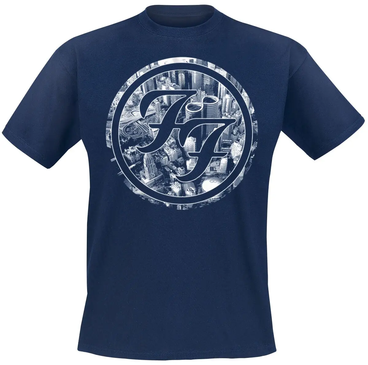 Sonic Highways Foo Fighters T-Shirt Men Women Vintage Metal Rock Band Graphic Tee Cotton Summer Streetwear Top