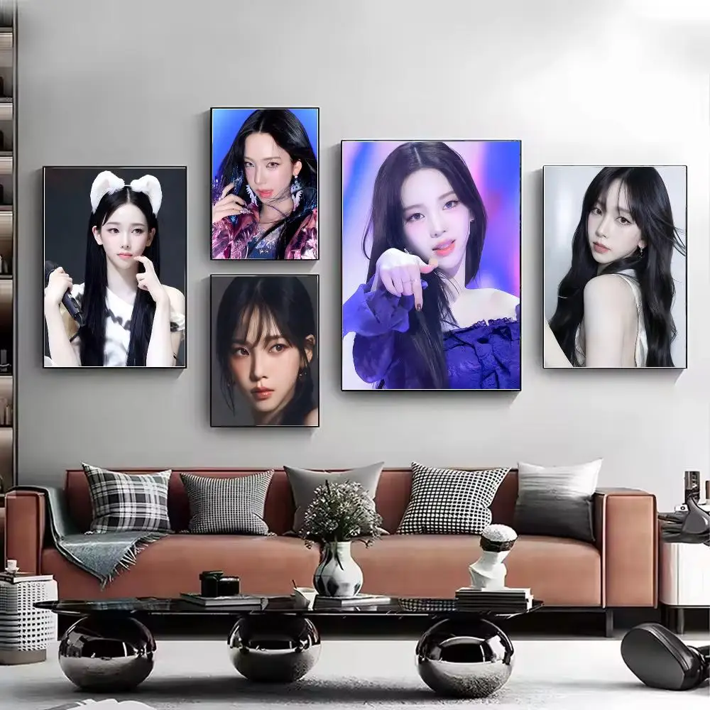 Singer k-Karina Poster HD Wall Art Aesthetic Home Decor for Living Room Bedroom Café Office Stylish Gift
