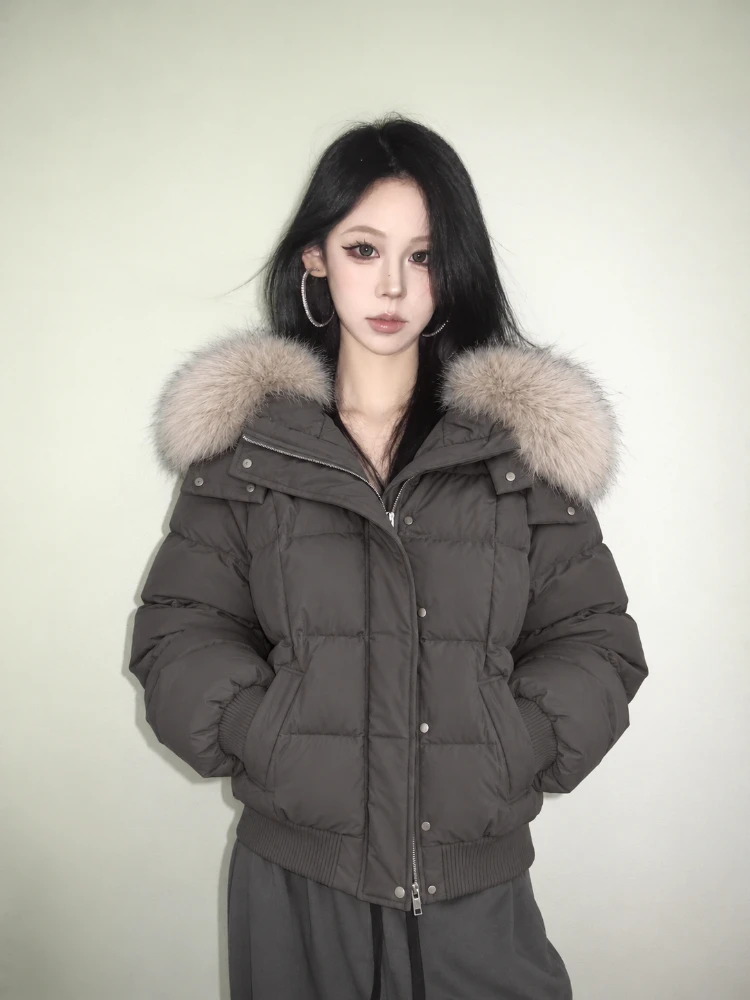 Harajuku Y2K Women Korean Fashion Aesthetic Grunge Subculture Vintage Hooded Leather Jacket Printed Sweatshirt Parka Outerwear