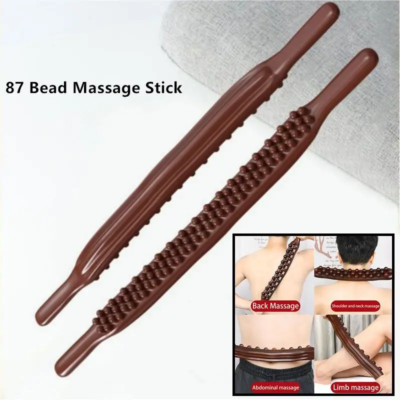 

Lymphatic Drainage Gua Sha Stick 87 Beads Body Massager for Enhanced Detox and Relaxation