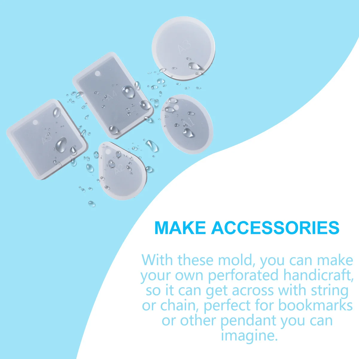 

Crystal Epoxy Mold Jewel Silicone Pendant Tool Kit Jewelry Handicraft Molds Silica Gel DIY