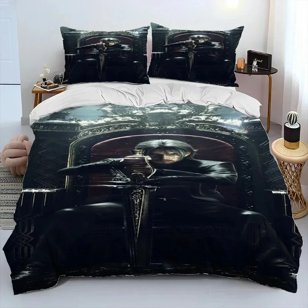 

Final Fantasy Series Games 3D NEW Duvet Cover Pillowcase Bedding Set Adult Girl Bedroom Decoration Children Single Double Large