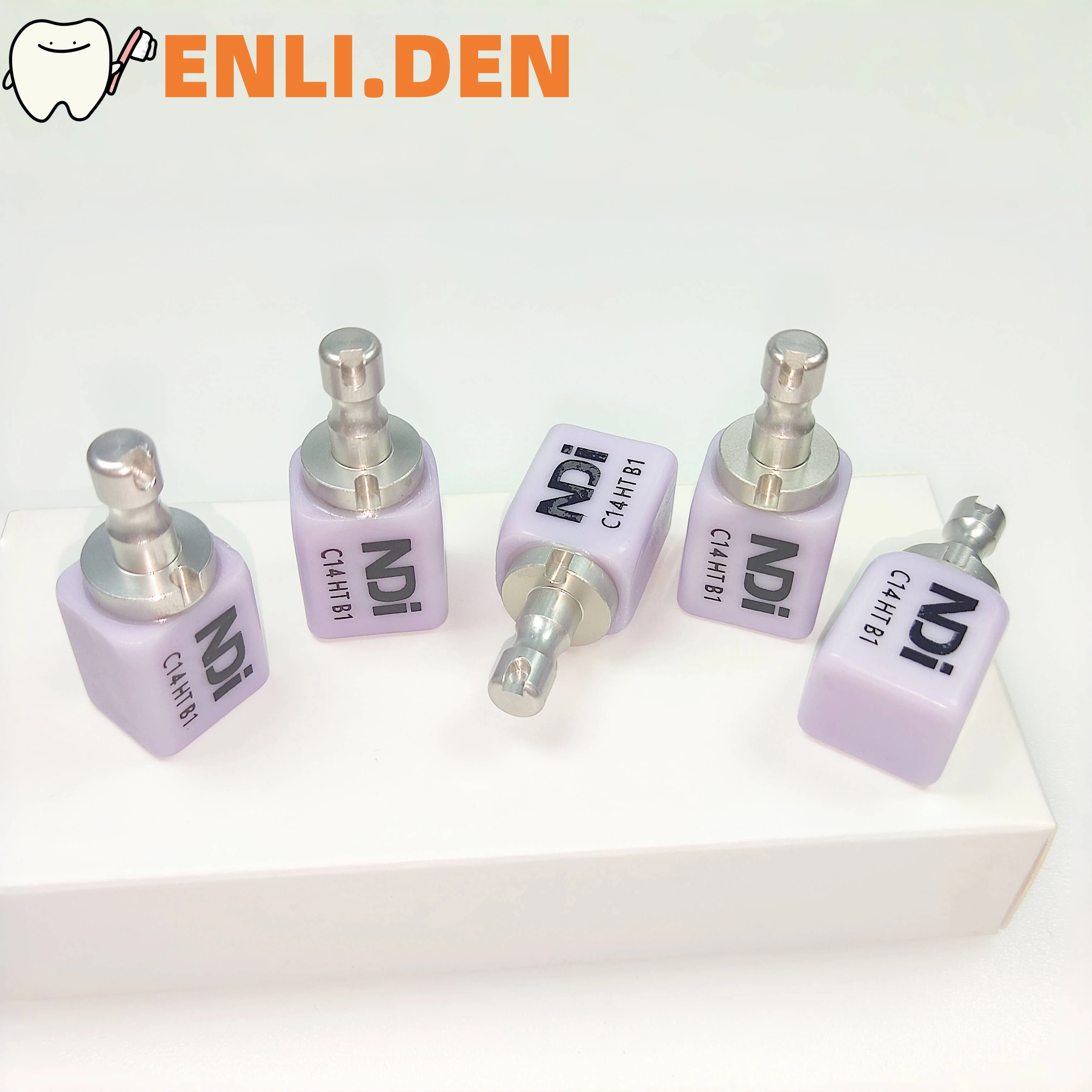 Lithium Disilicate Blocks 5PCS/Box C14 CAD/CAM Glass Ceramic Blocks LT/HT Dental Crown Material Lab Translucency Crown Material