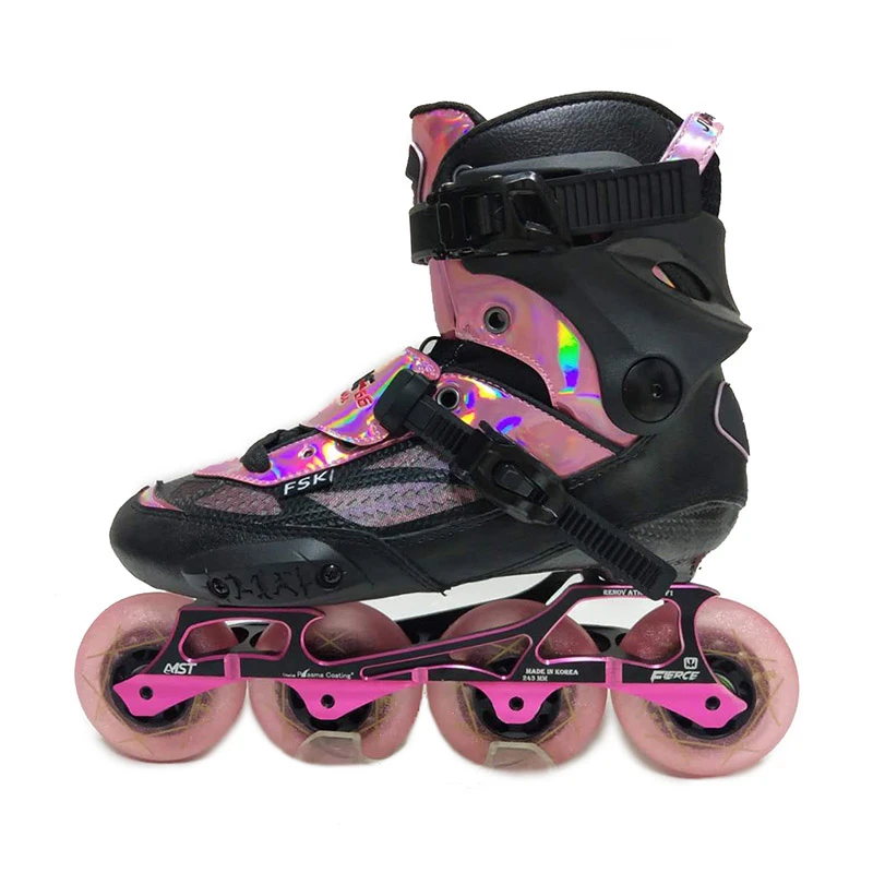 Original  JU-F HATO Carbon Fiber Inline Roller Skates Professional Adult Kids Street Asphalt Road Slalom Sliding Skating Shoes