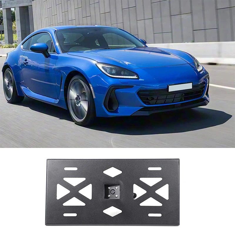 For 2022+ Subaru BRZ front license plate frame front license plate floor frame auto parts aluminum alloy (Japanese version)
