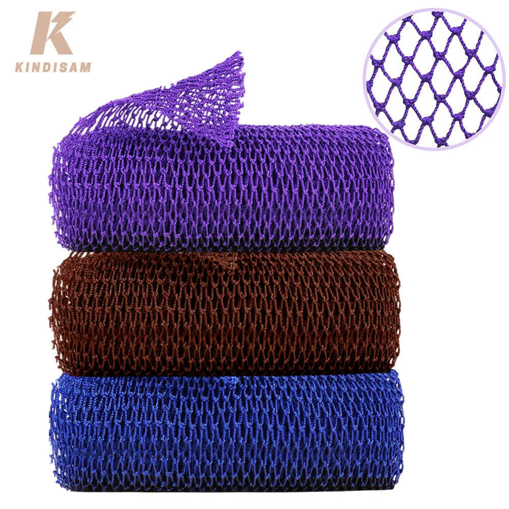 

2Pcs African Net Sponge Exfoliating Back Scrubber, Bath Body Shower Exfoliator Washcloths for showering Skin Care Essentials