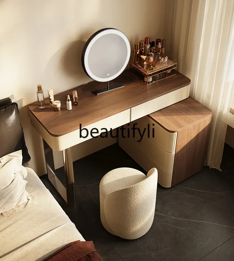 

A26 French chest integrated makeup table premium light luxury designer bedroom makeup table a16