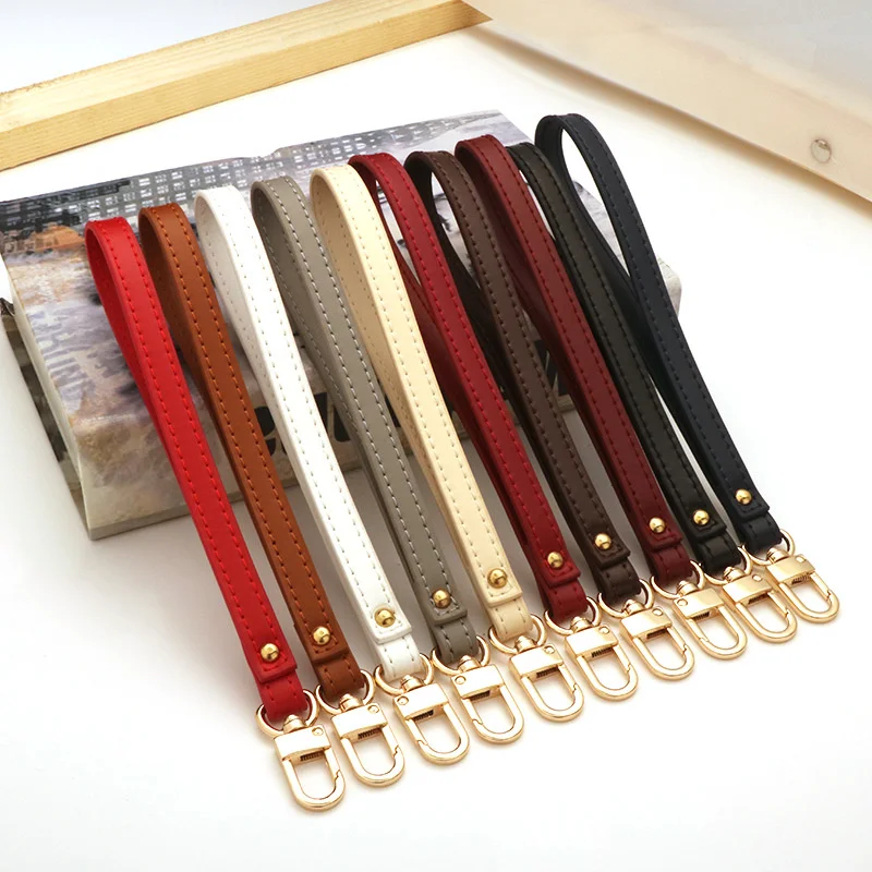 Genuine Leather Clutch Bag Strap DIY Wallet Belt Lady Wrist  display picture 1