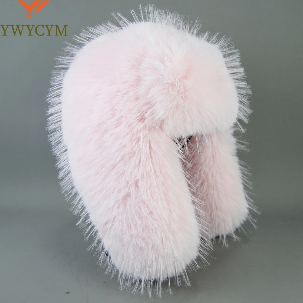 Hot High-end Luxury Artificial Hat Unisex False Raccoon Fur Hat Lei Feng Cap Ear Cap Real False Fur Hat 100% Top False Hat