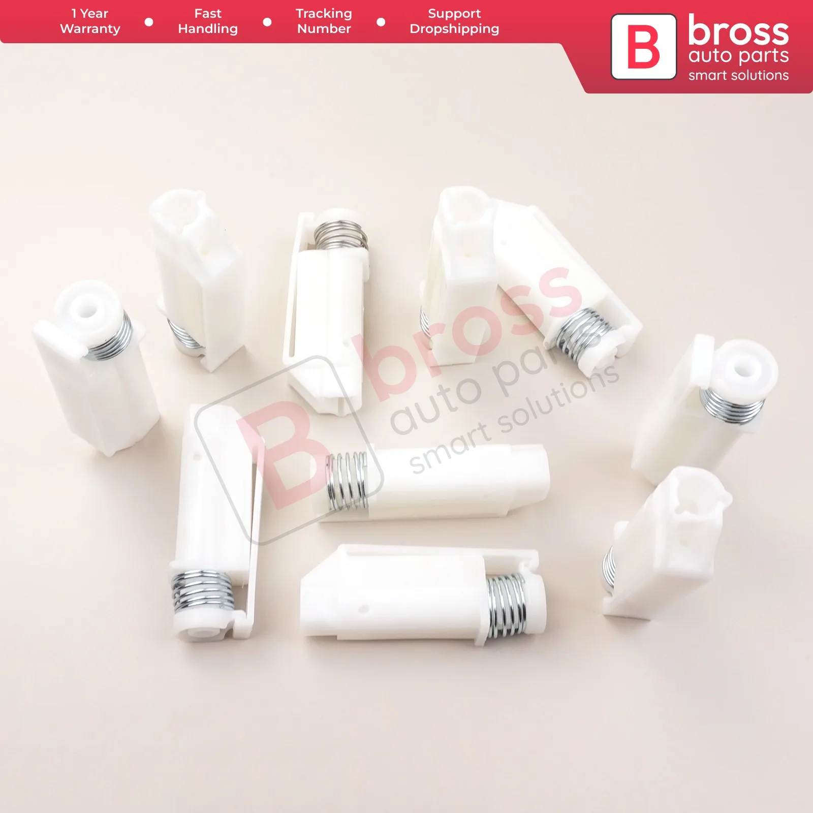 

Bross Auto Parts BCP055 10 Pieces Cable End Rope Dowel for Window Regulator Winder Mechanism Type BCP055 Fast Handling