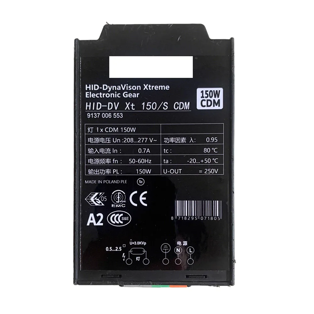 

NEW Original Electronic Ballast for Philips Metal Halide Lamp Electronic Ballast HID-DV XT 150S CDM 150W 250v