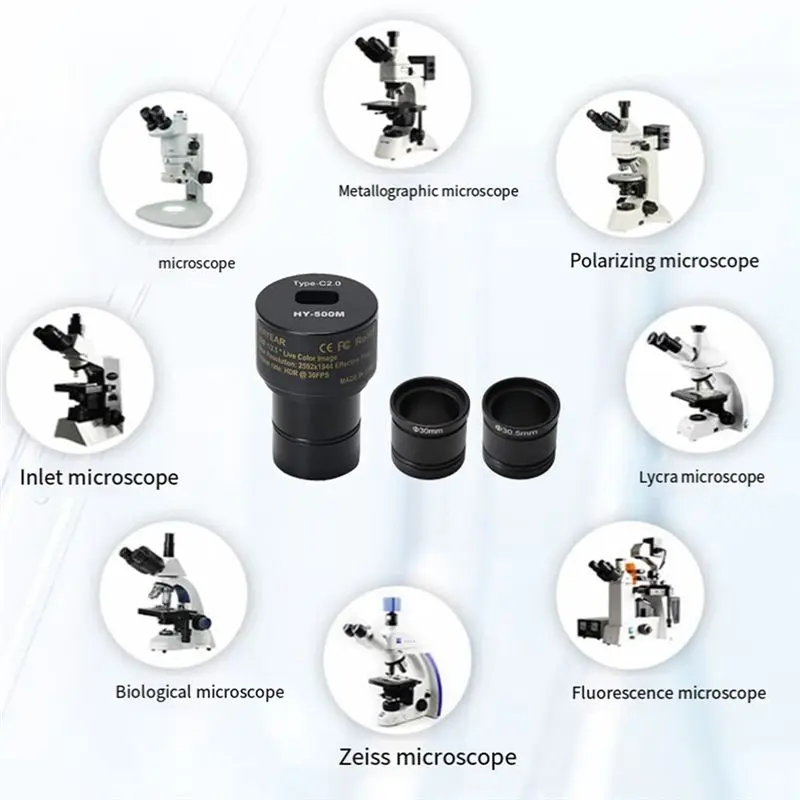 HAYEAR Microscope Camera 5 Million Pixels Industrial Camera Microscope Electronic Eyepiece