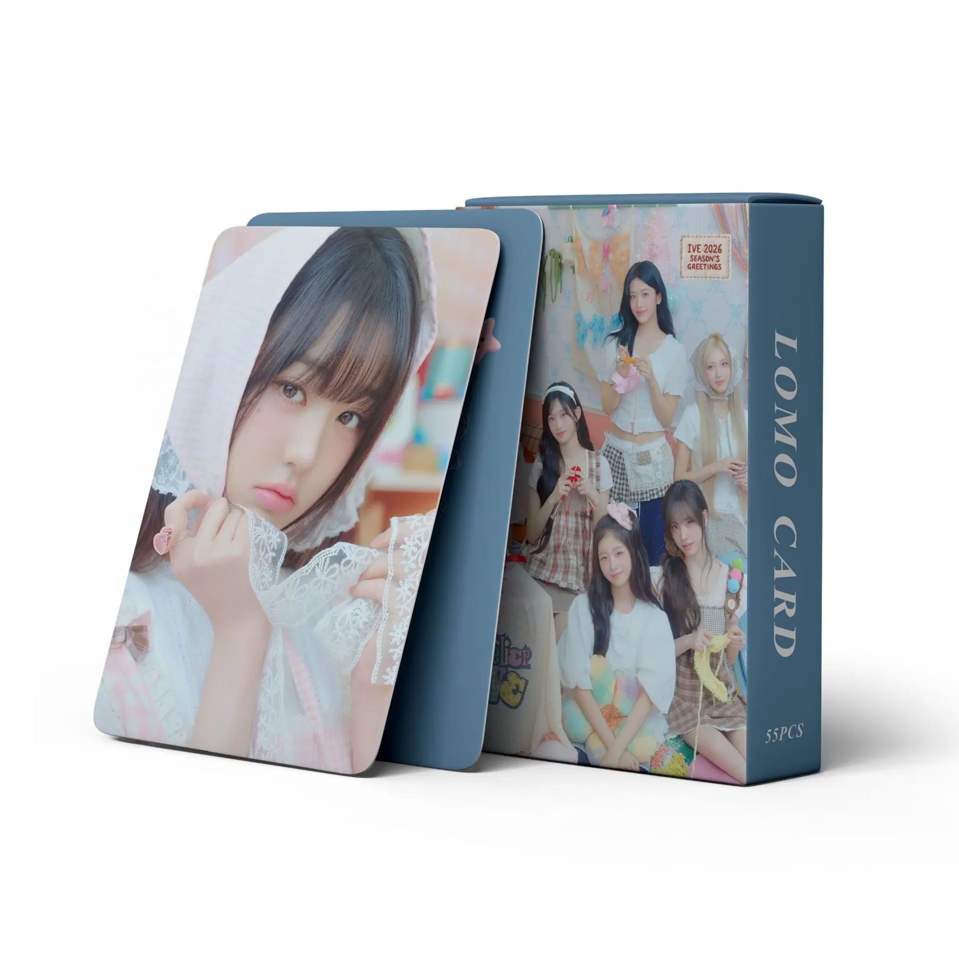 55Pcs Single ALbum Lomo Cards Photocards HD Fans Collection Cards Decorative Stickers Present Gifts