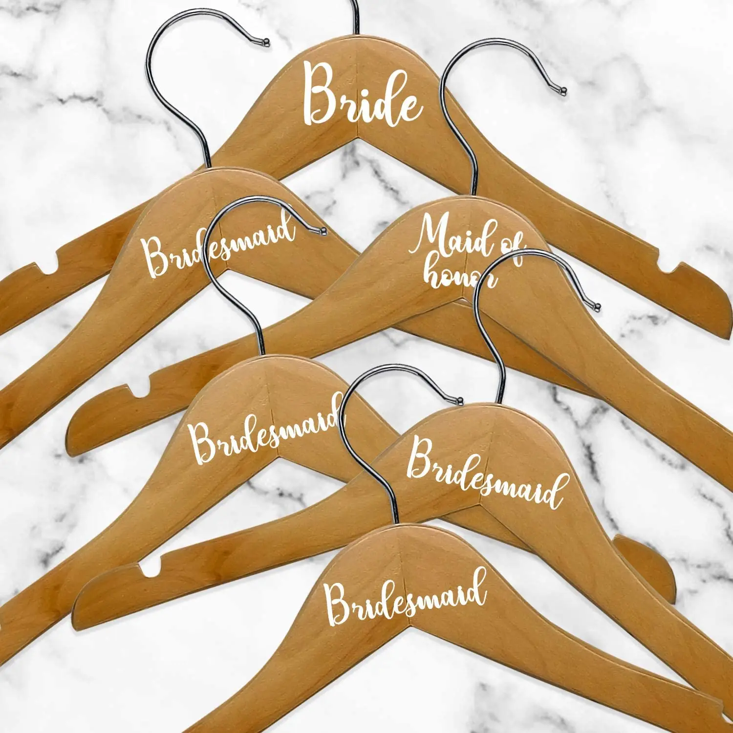 Bride Bridesmaid Maid of Honor Wedding Sticker Decal for Bottle Cup Champagne Phone Case Heels Shoes Hangers Wedding Decor