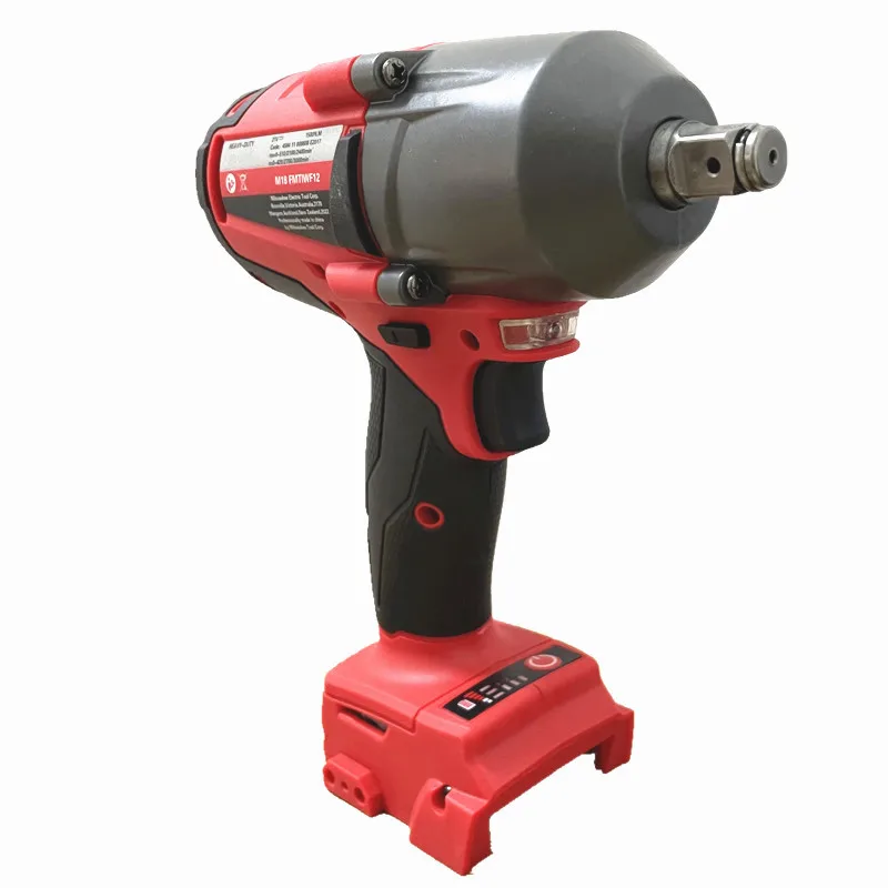 Fit For Milwaukee 18V Battery 1300NM Large Torque Cordless Wrench Brushless Electric Impact Wrench Car Truck Repair Power Tools