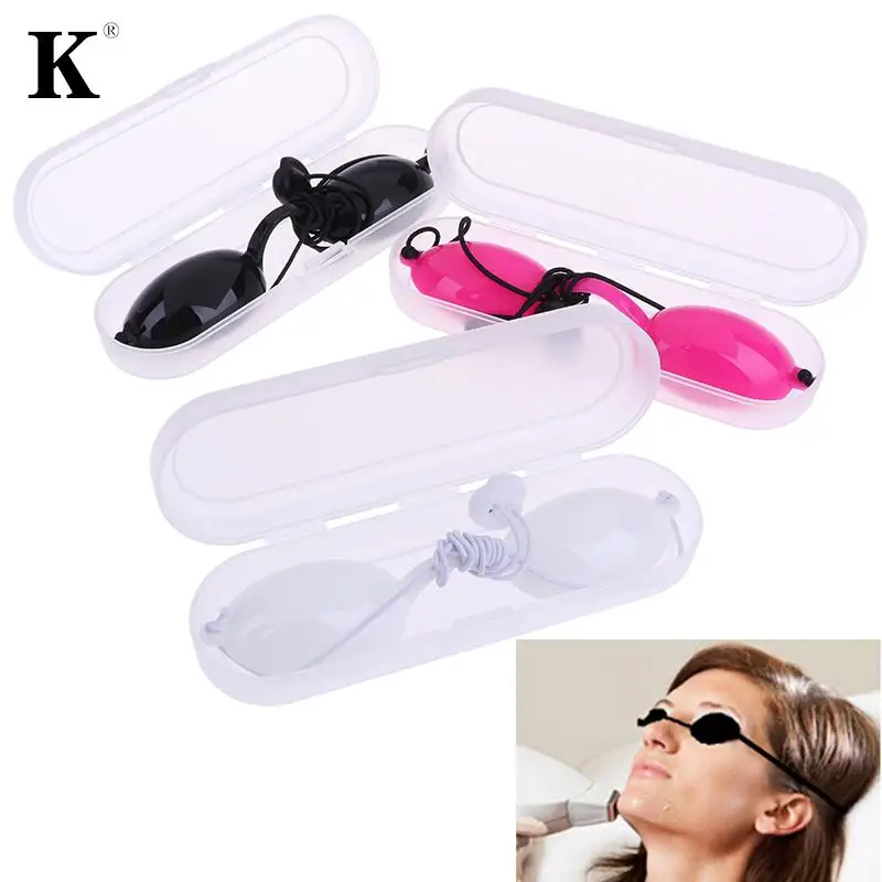 Protectve Eye Goggle For IPL Laser LED UV Lamp Treatment Flexible UV Eye Protection Sunbed Tanning Goggles Sunbathing Eyewear