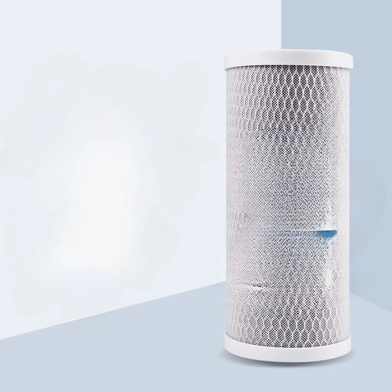 

10 inch CTO compressed coconut shell activated carbon household water purifier filter bottle special water purification special
