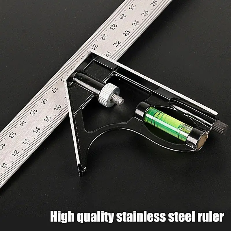 Woodworking Square Ruler Stainless Steel Marking Ruler Multifunctional Ruler For Woodworking Marking DIY Handicrafts For