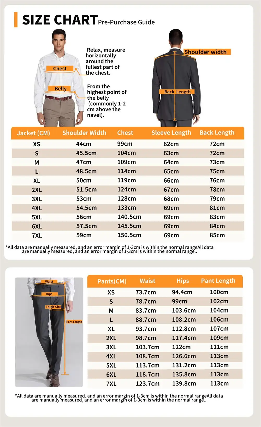 2-piece Men's Suit Set  Double-Breasted Suit Business Casual Plus Size Tailored Man Jacket +Pants