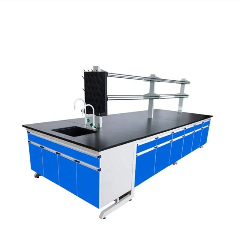 Cartmay Lab School Scientific Bench Chemical Resist Lab Furniture,  Hospital Work Bench for Biological Workstation