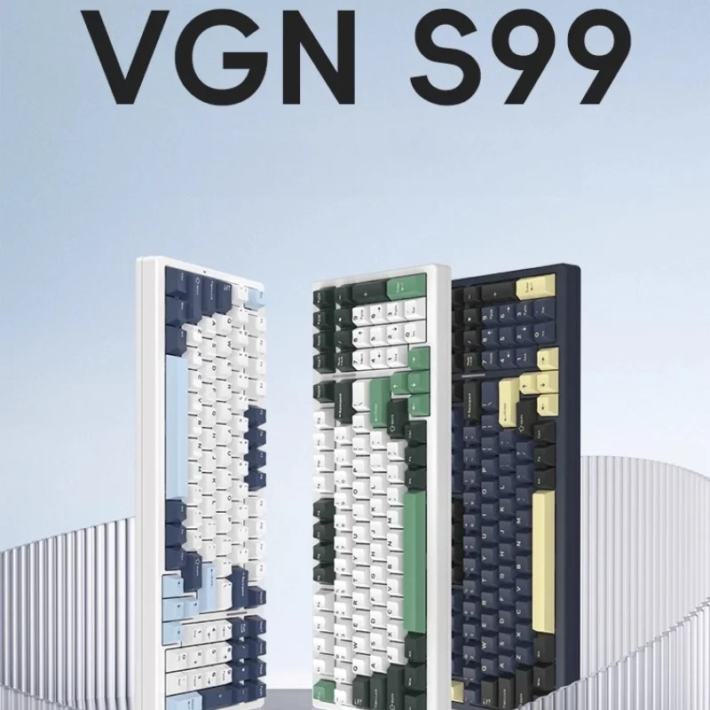 

Vgn S99 Customizable Mechanical Keyboard Wireless Bluetooth Triple Mode Hot Swappable Gasket Structure For Esports And Gaming