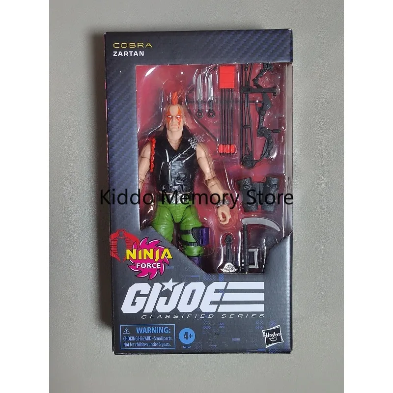 Original Hasbro G.I.JOE Classified Series Zartan 6 Inch Premium Collectible Military Action Figure For Military Fan Collectors
