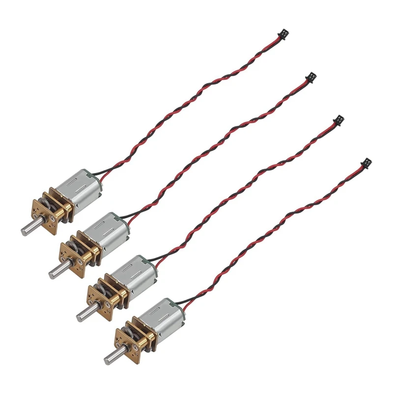 ¡Promoción! 8 Uds Mini Motor de engranaje N20 DC 3V-6V velocidad lenta caja de cambios totalmente de Metal Motor Micro tipo para Robot DIY coche RC juguetes con Termi
