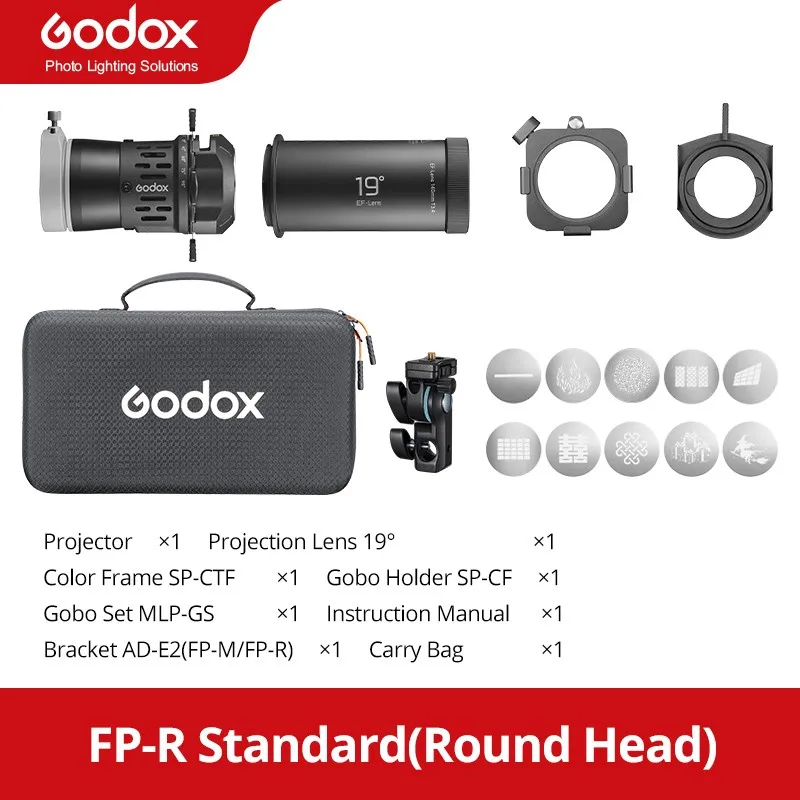 Godox AD-FP FP-M FP-R Flitsprojector Draagbare studio-klasse projectie
