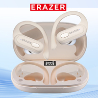 ERAZER XT60 TWS Bluetooth Earphones with Mic Wireless Headphones Button Control Noise Reduction Earhooks Waterproof HeadsetS