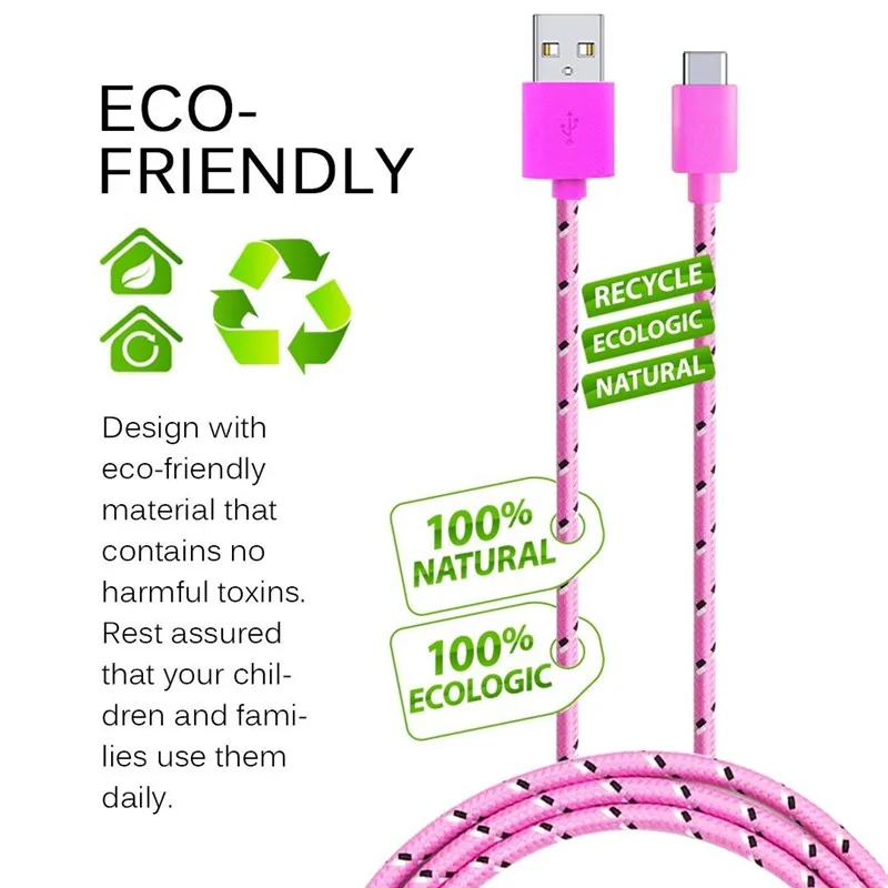 3A USB C Cable Super Fast Charging Data Cord USB Cable For Huawei Samsung Xiaomi MI POCO Mobile Phone Charger Wire Type C Cable