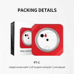 DSPIAE PT-C Integral Circular Cutter for Gundam Model Making - round Visualization Tool for Hobby And DIY Enthusiasts