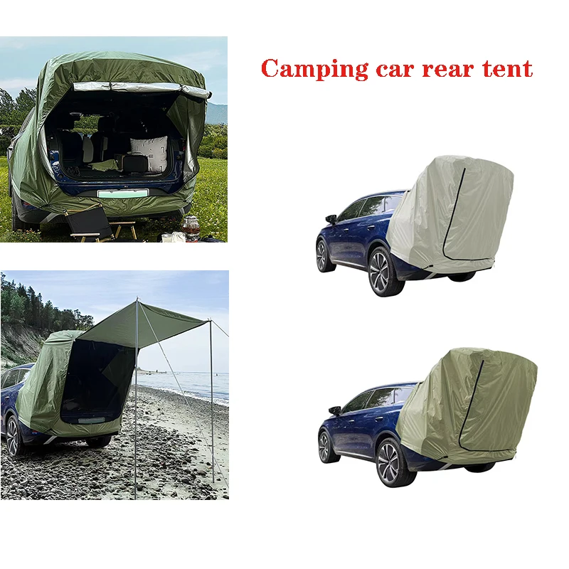 Outdoor SUV MPV Car Tail Tent Multifunction Roof Extension Sunshade Rain Protection Self-driving Anti-mosquito Tent