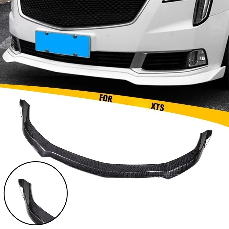 

Factory Hot Selling ABS Carbon Fiber Custom-made 3PCS Front Bumper Front Splitter Lip for XTS 2018 2019