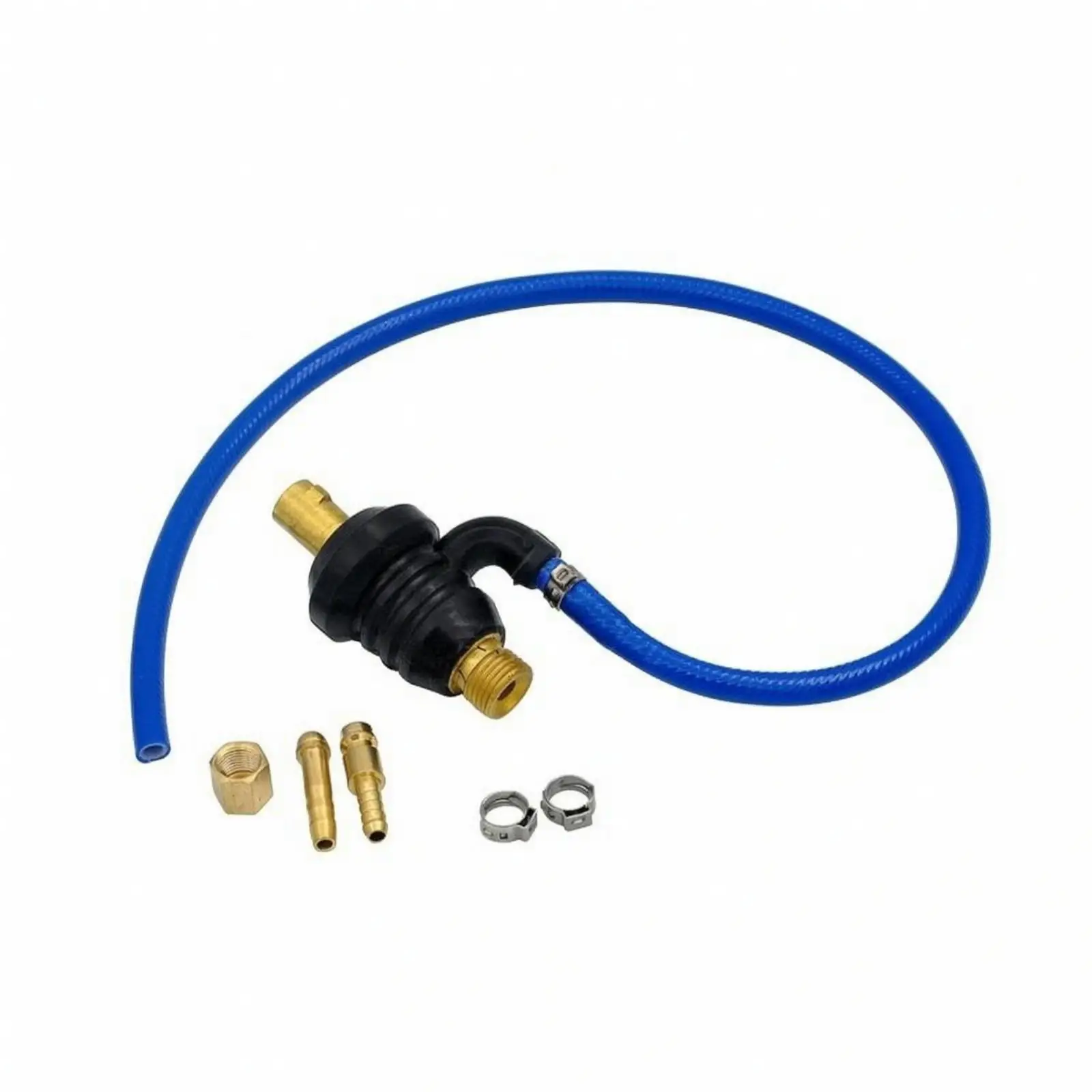Fusing Equipment Hydraulic Connector Brass Adapter for Gas Cylinder Compressor Hose with Clamps