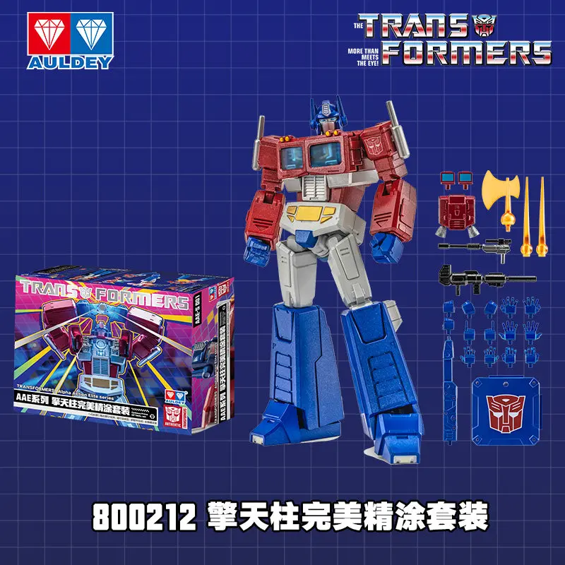 AULDEY Transformers AAE Series Optimus Prime Red Spider Mecha Model Ultra Magnus Ironhide Shockwave Action Figure Gift Genuine image 3