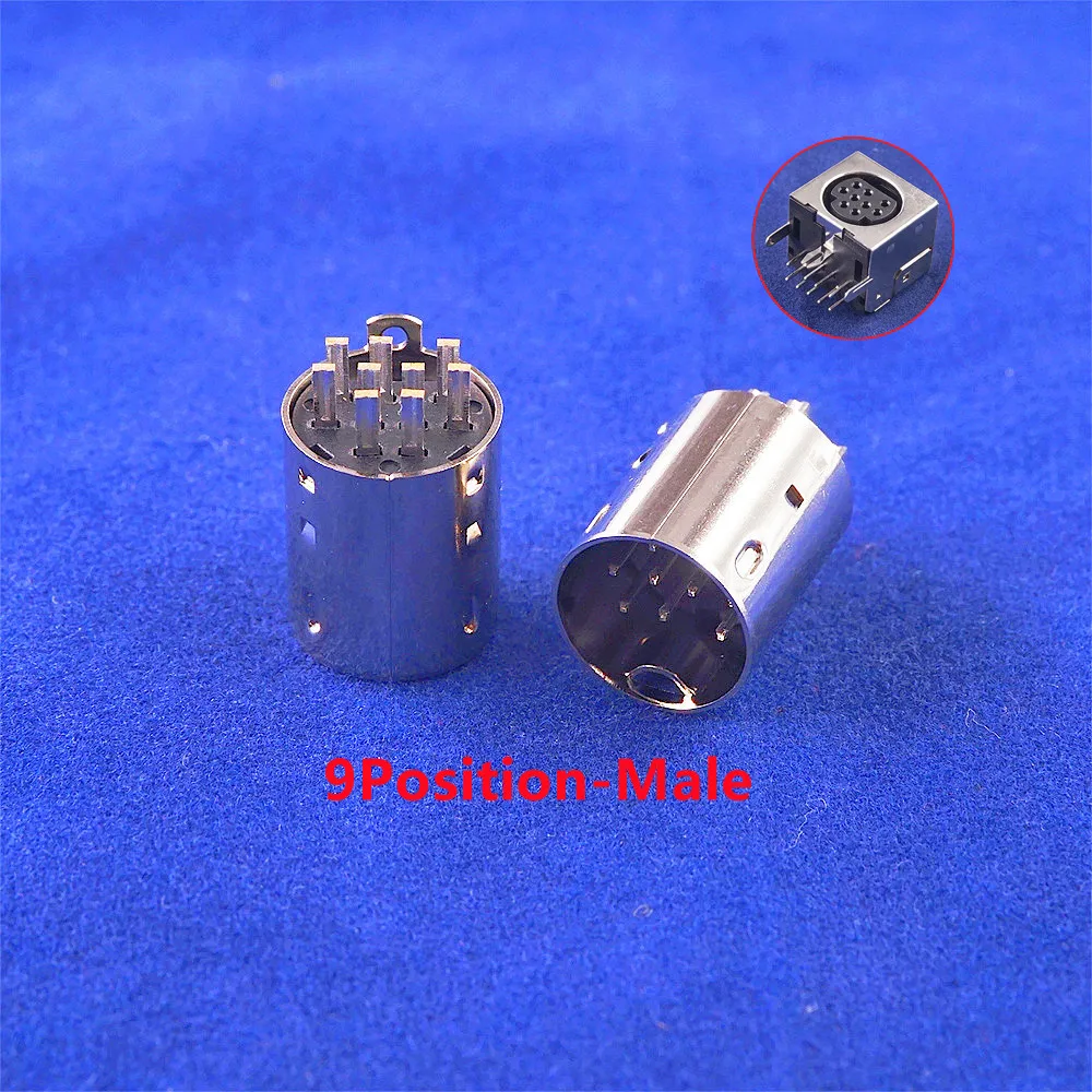 10 30 50 200 500 Pcs Din Plug Male Connector 3 4 5 6 7 8 9 10 Pin Wire Solder Injection Rating 1A 110V 2A 12V Mini Circular DIN