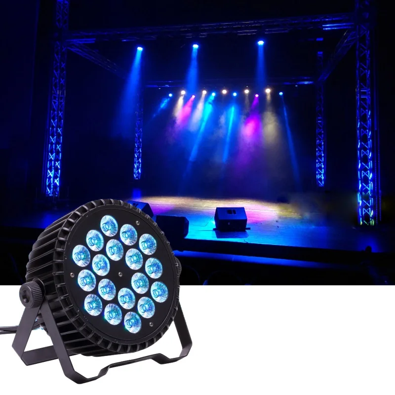 180W Powerful Disco Lights DMX 512 Sound Activated LED Par Can Stage Lights