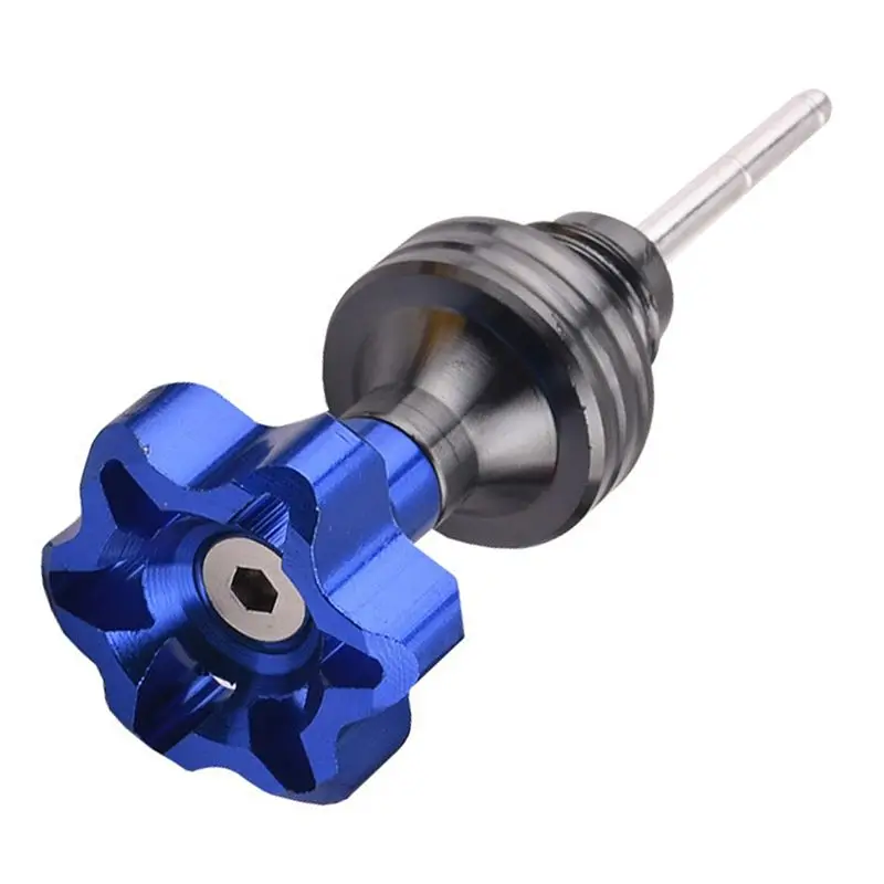 

A21F-Motorcycle Engine Oil Dipstick Cap Engine Crankcase Oil Level Gauge Universal Oil Dipstick Filler Cap