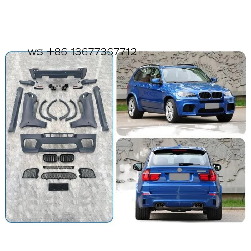 

Factory hot salesCar Plastic Parts E70 Body Kit for B X5 E70 OLD to X5M 08-13 Years Modification BodyKit X5M Car Front Rear Bump
