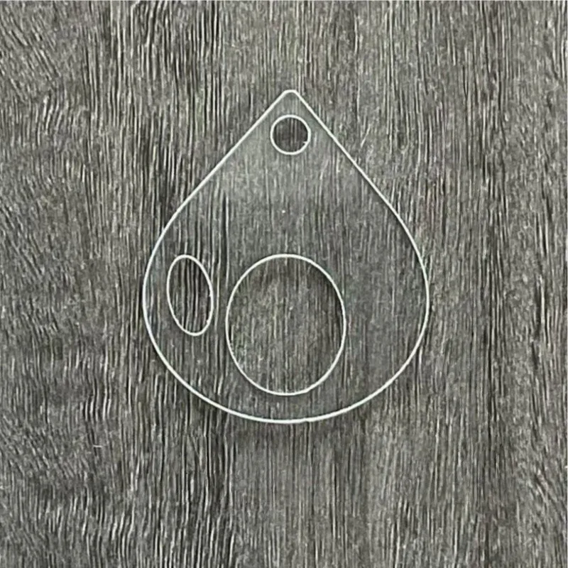 Organiseurs de fils transparents en forme de goutte d'eau, 53 pièces, parfaits pour le rangement des fils à broder, multi-usages