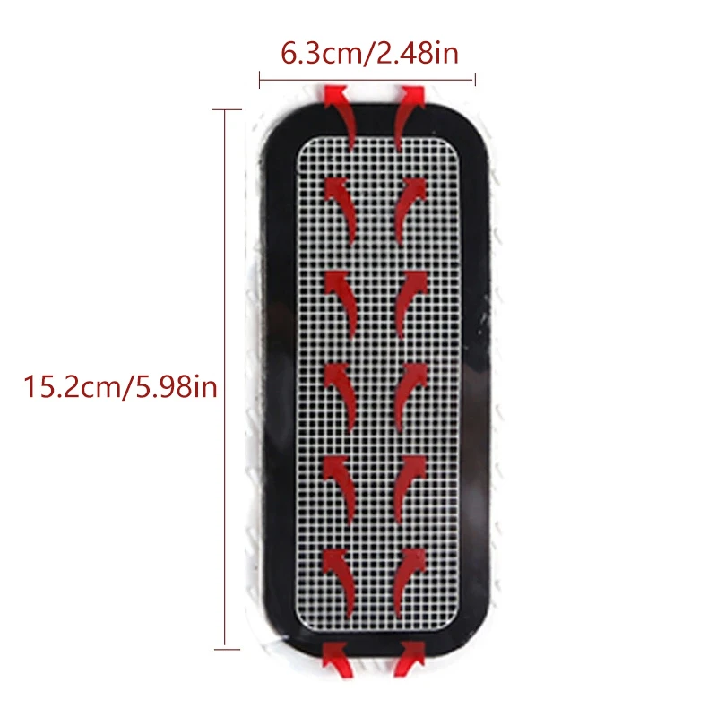 4 pçs remendos abdominais substituição folha de gel eletrodo almofadas elétrica estimulação muscular remendo excelente condutividade reutilizável