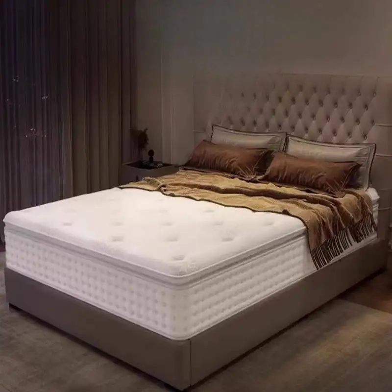

Hybrid Double Mattresses Sleeping Box Springs Firm Apartment Compressed Mattresses Air Lit Pliable Materac Do Spania Furniture