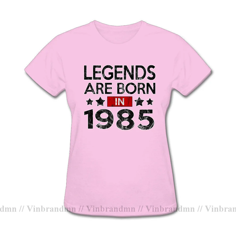Le leggende vintage nascono nel 1985 Tshirt da donna T-shirt classica alla moda T-shirt estiva Hipster 1985