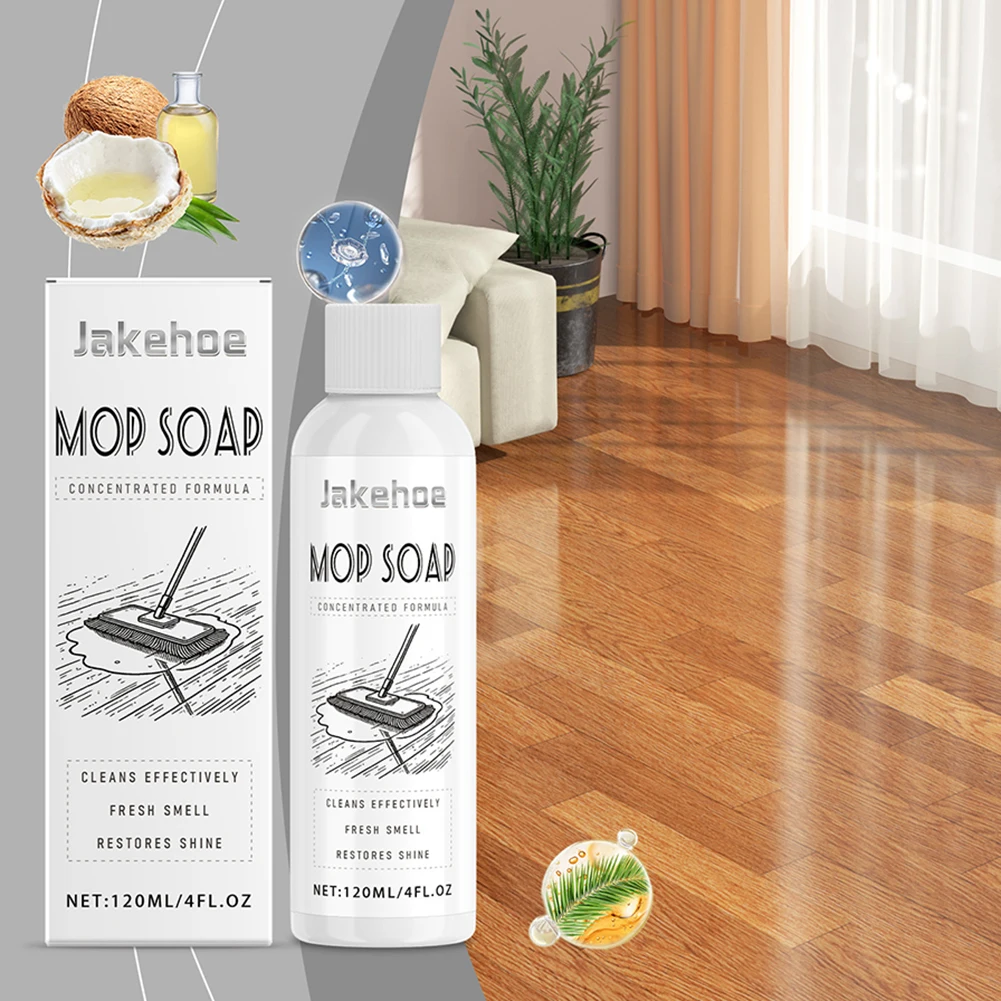 

120ml Mop Soaps Concentrated Formulas Mop Soaps Pet Friendly Natural Floor Cleaner Safe For All Flooring Types 1/3pcs