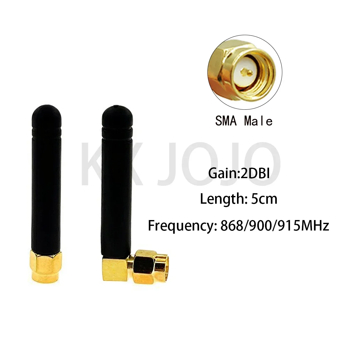 

Wifi Antenna 2pcs 868MHz 2dBi with SMA Male Plug for Wireless Router Straight/Right Angle Signal Intensifier 5cm Wholesale