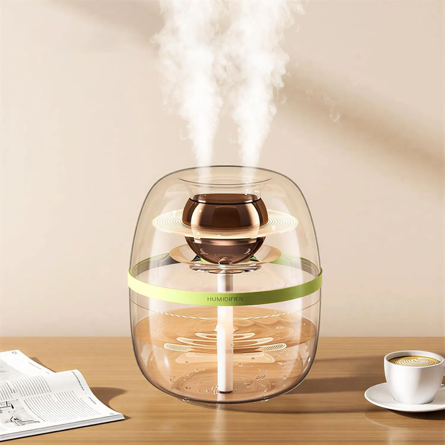 3L Quiet Cool Mist Humidifiers for Bedroom, 20H Runtime