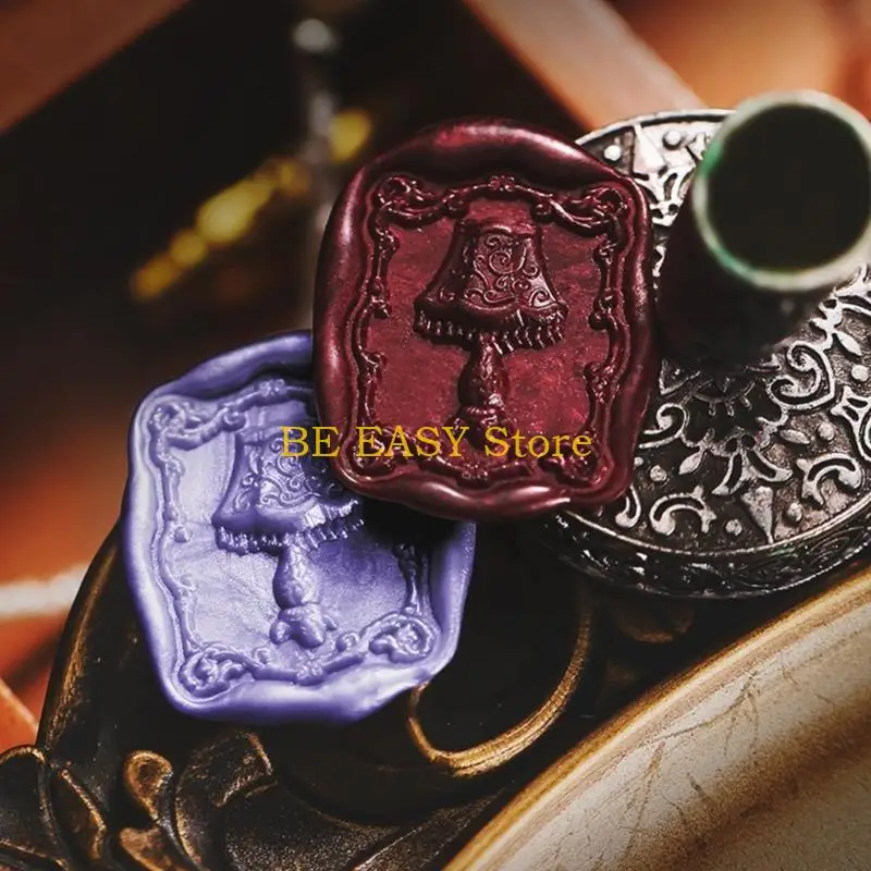 E28F النقش ختم من الشمع ختم رئيس للإزالة ختم النحاس ختم رئيس للهدايا المغلفات دعوات بطاقات المعايدة الزينة